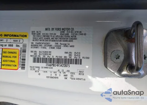 2015 Ford Mustang Gt Premium from USA, damaged, VIN 1FA6P8CF4F5422875